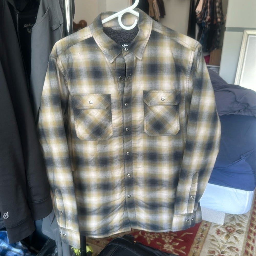 Kuhl Joyrydr shirt jacket, green, men's small
